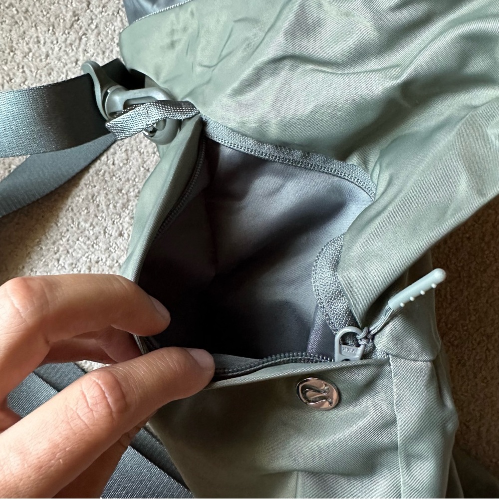 Lululemon Athletica Black Duffel Bag Sleek and Functional - Picture 6 of 6